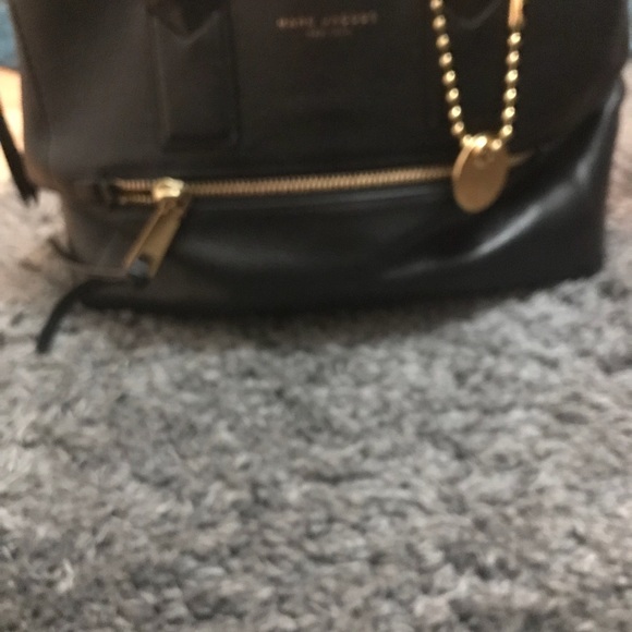 Marc Jacobs black leather bag with big handles - Picture 4 of 4
